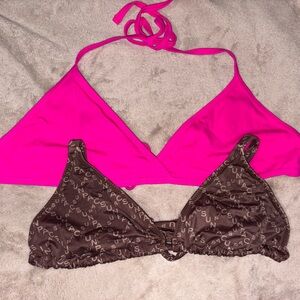 PacSun Brown Bikini Top